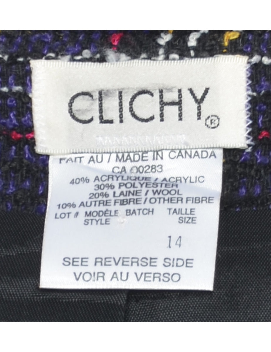 Checked Multi-Colour Jacket - L