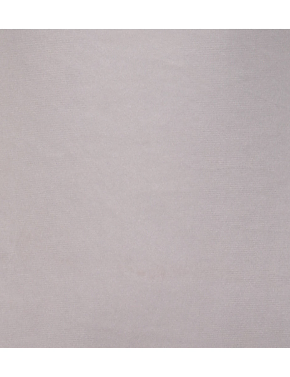 Silky Off-White Slip Dress - XS