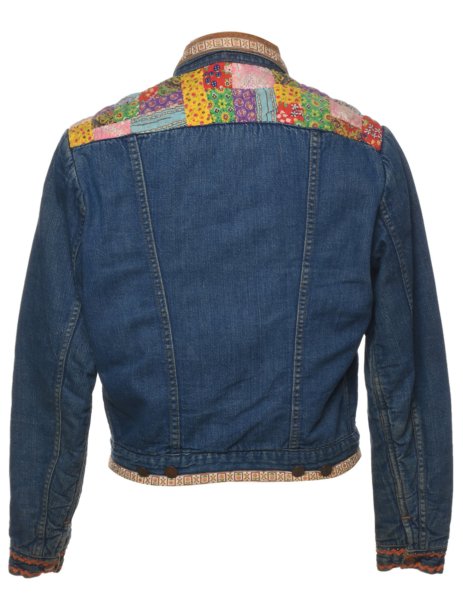 Wrangler Shearling Denim Jacket - M