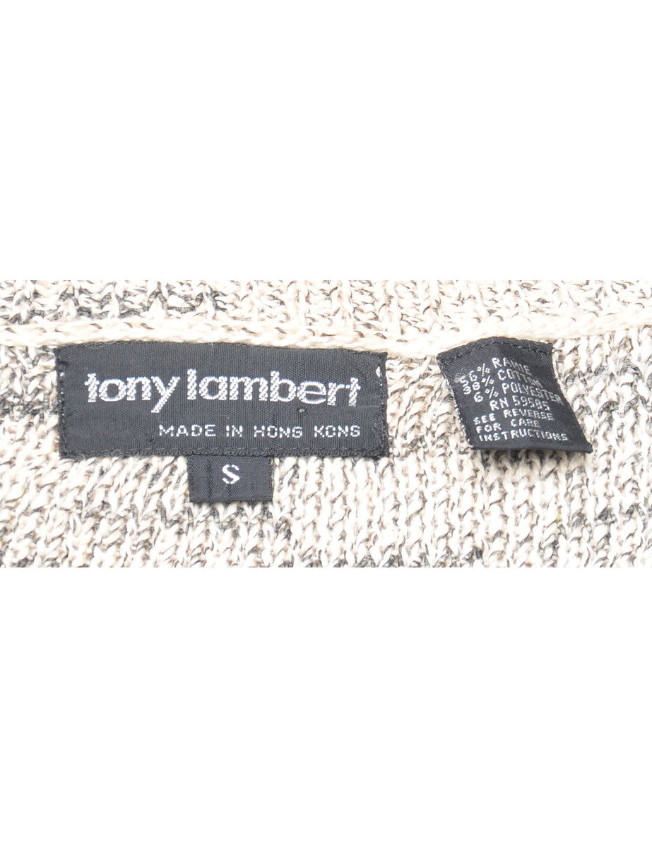 Stripy Pattern Jumper - S