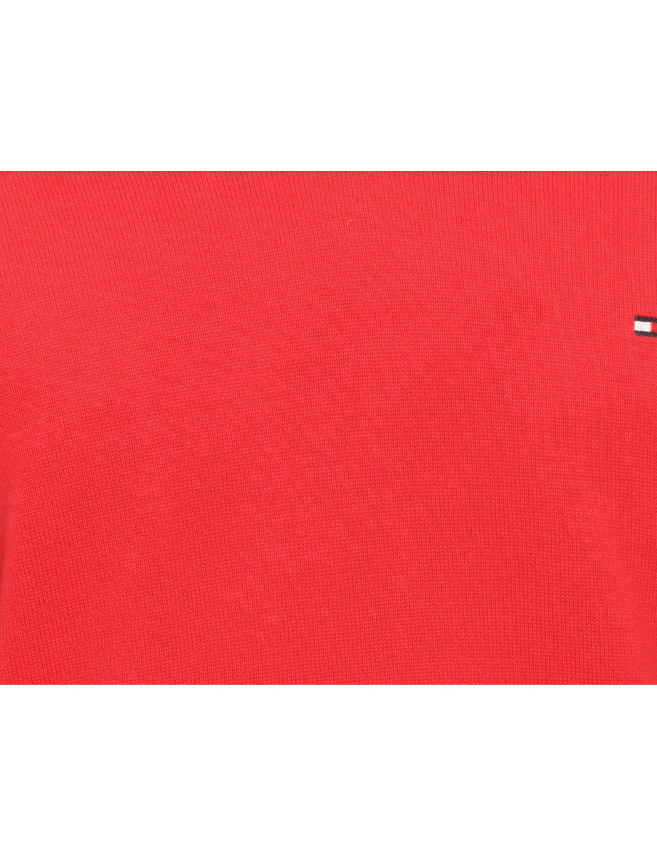 Red Tommy Hilfiger Jumper - S