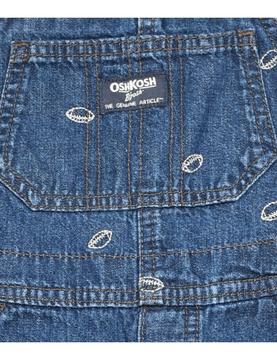 Osh Kosh B'Gosh Medium Wash Denim Dungarees - 3 YEARS