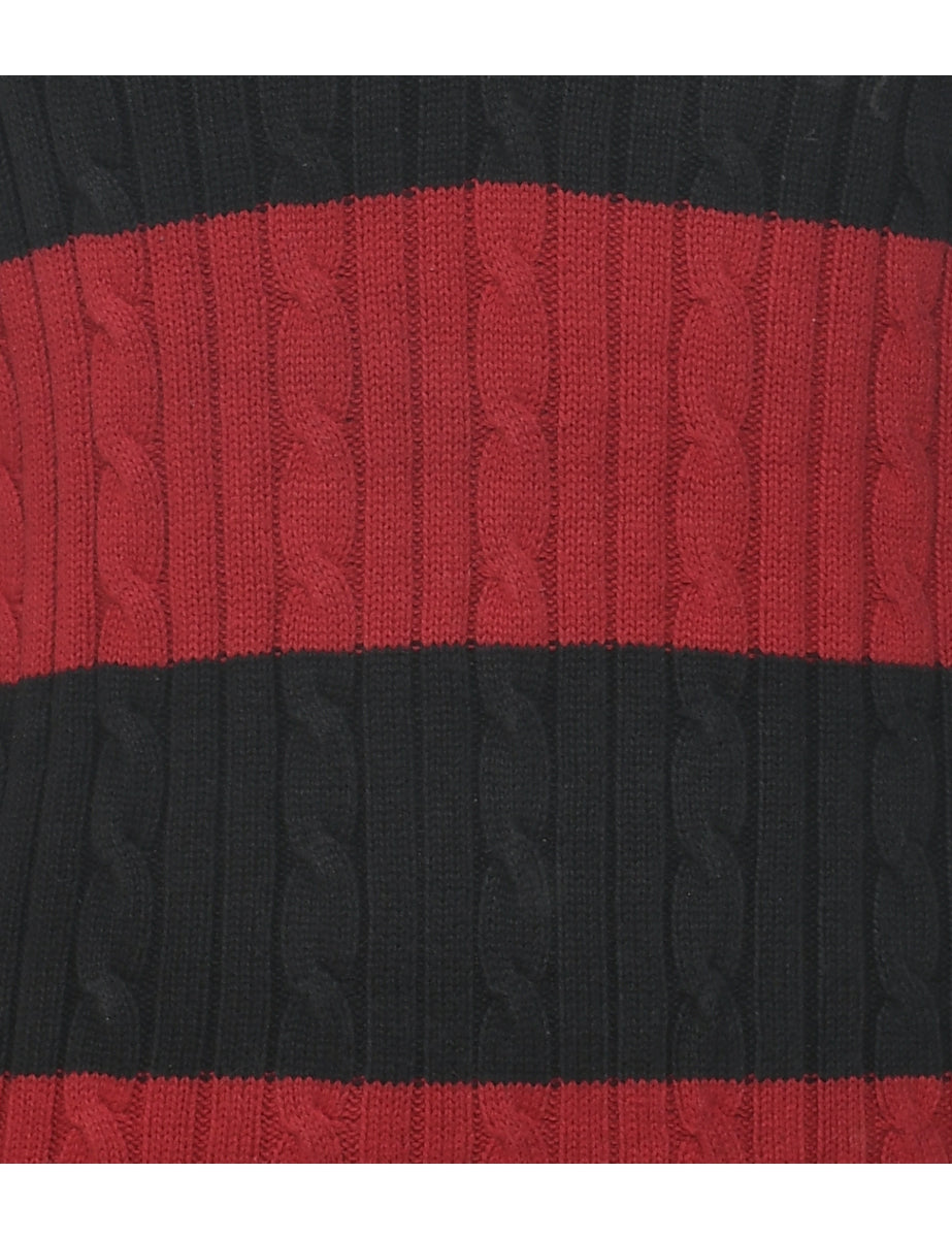 Chaps Cable Knit Jumper - M
