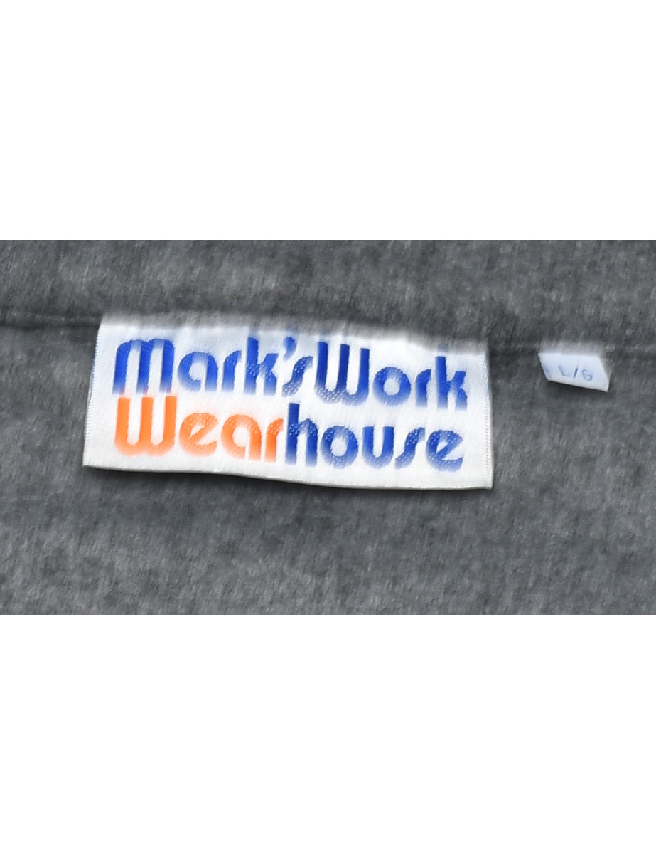 Quarter Zip Fleece Sweatshirt - L