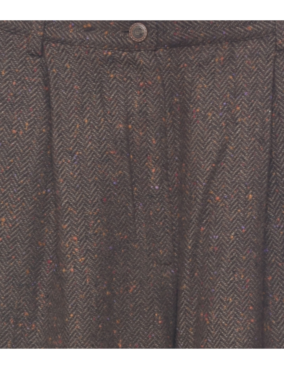 Herringbone Tweed Trousers - W27 L29