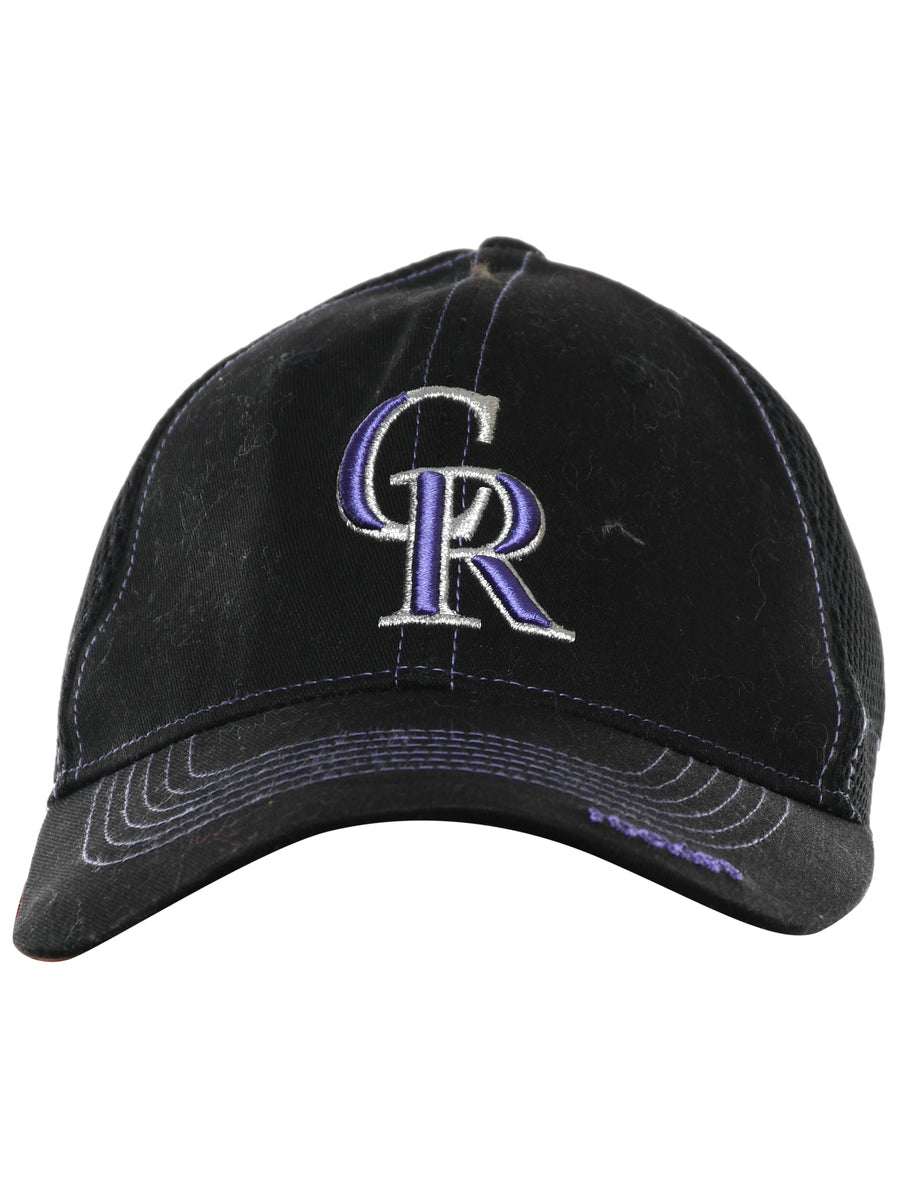 Black Embroided Cap - L