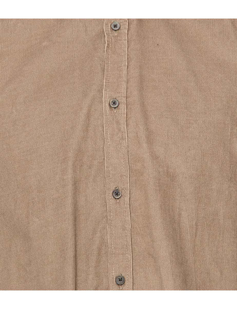 Light Brown Corduroy Shirt - M