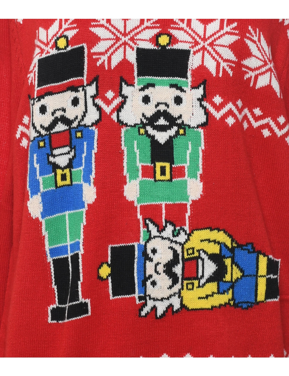 Red Christmas Jumper - XL
