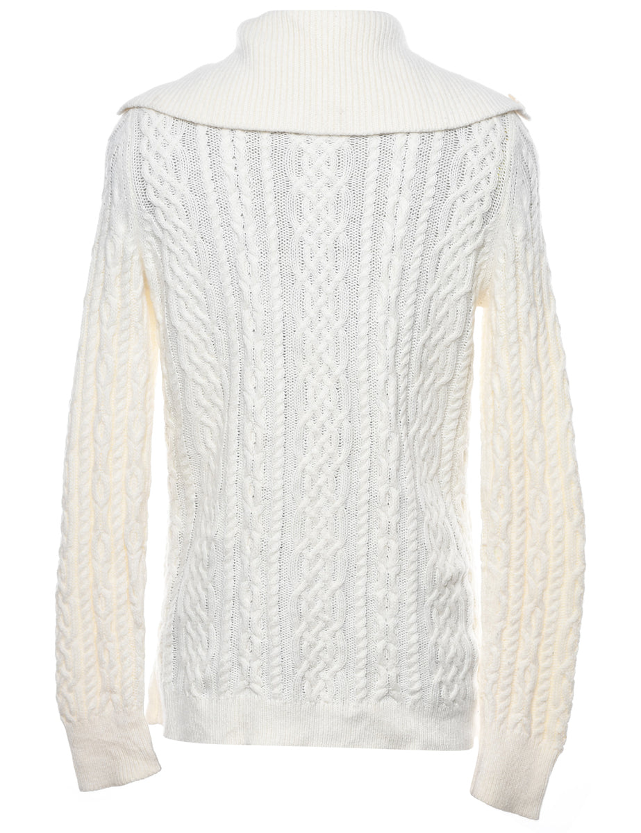 Cable Knit Cardigan - S