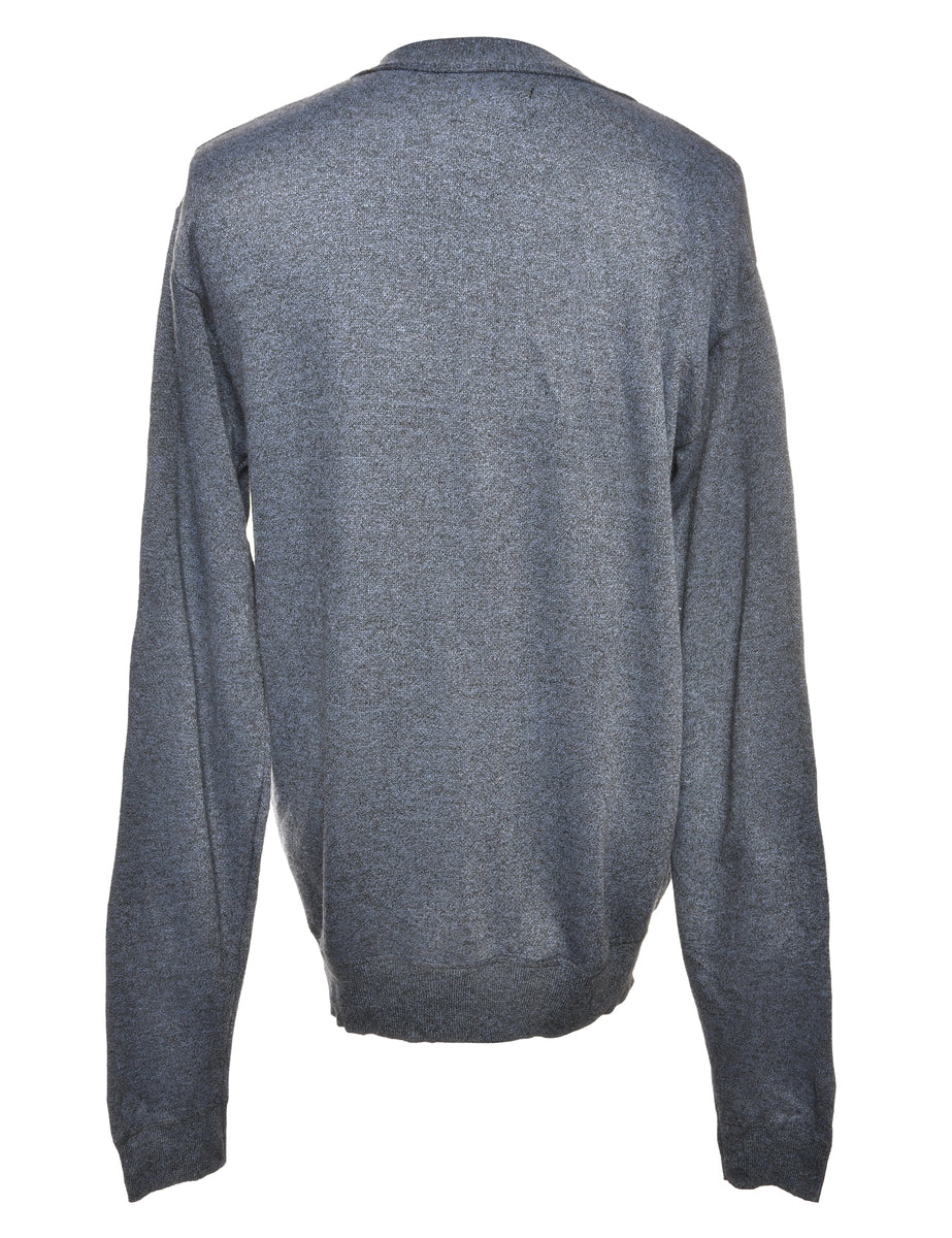Button Through  Cardigan - L