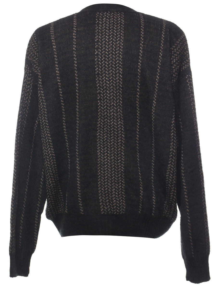 Grey Cardigan - L