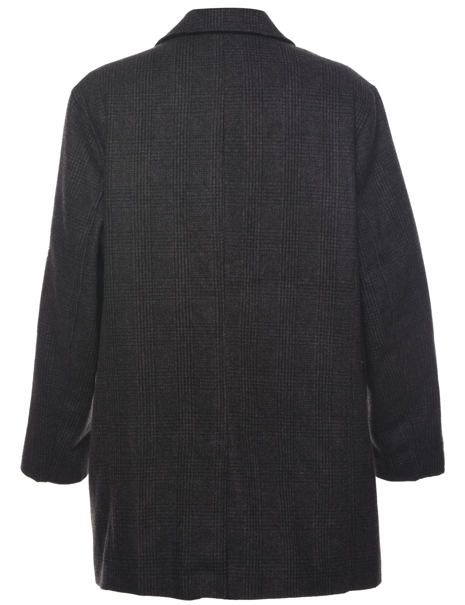 Dockers Checked Wool Coat - XL