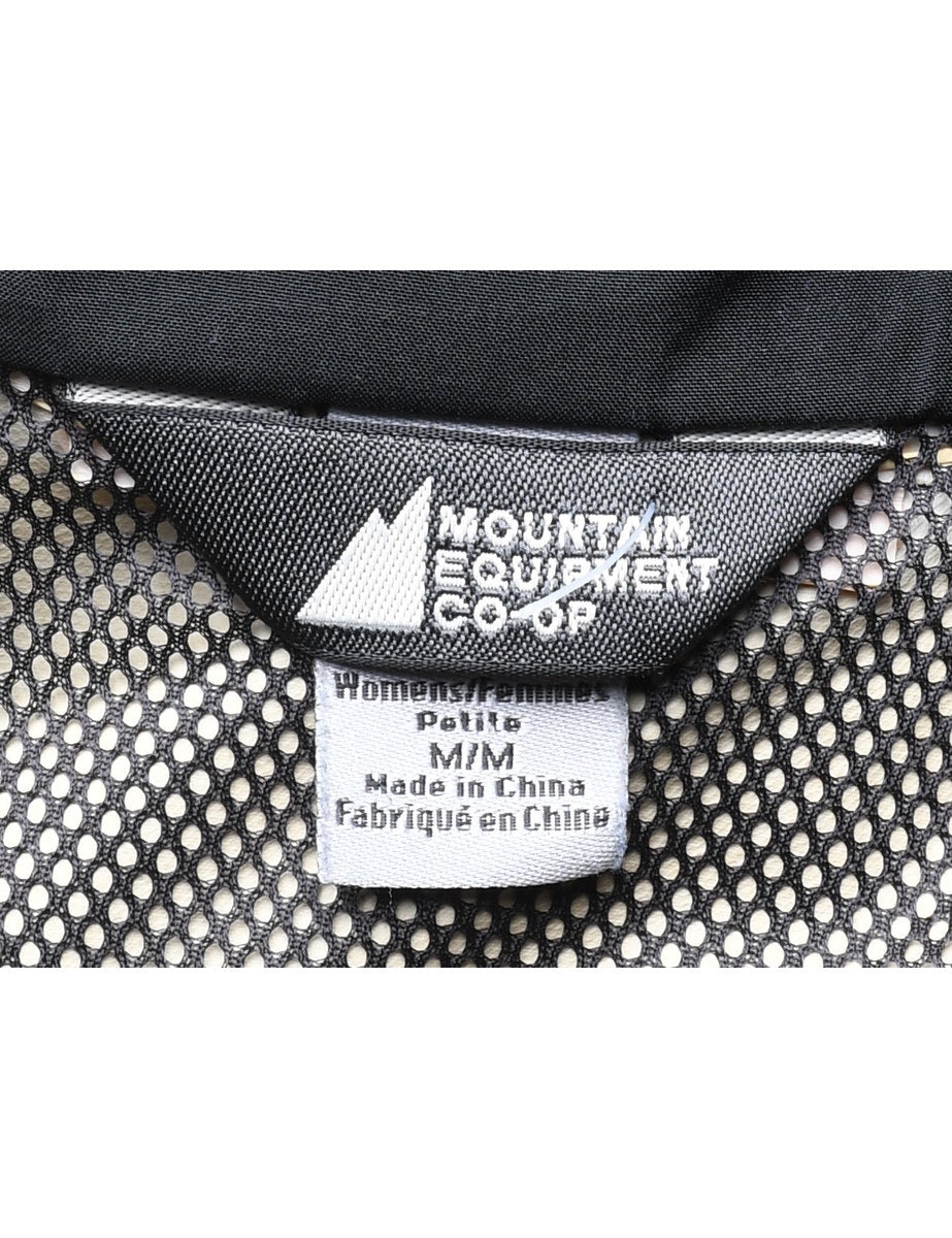 Hooded Black Mountaineering Jacket - M