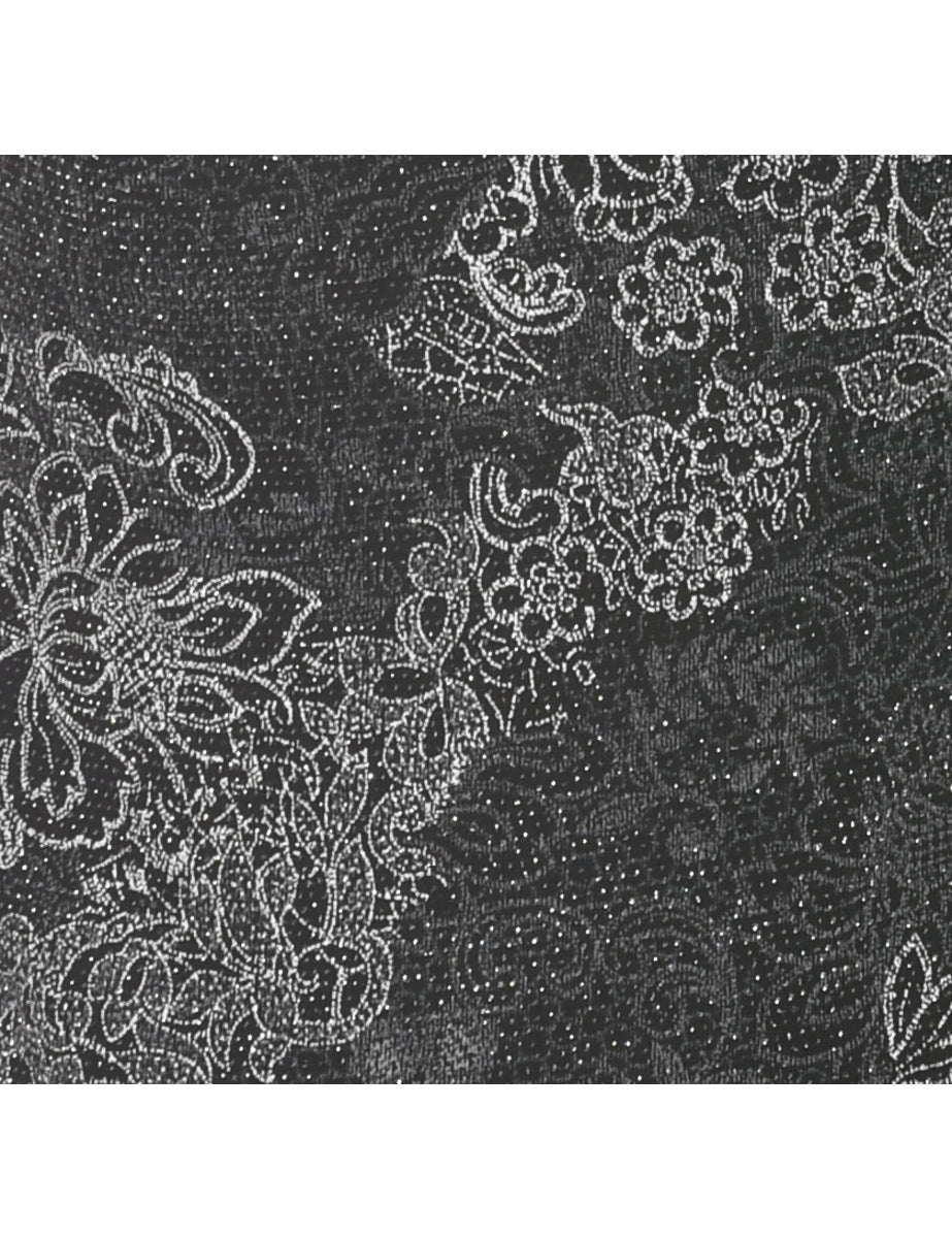 Sparkly Black Evening Top - M