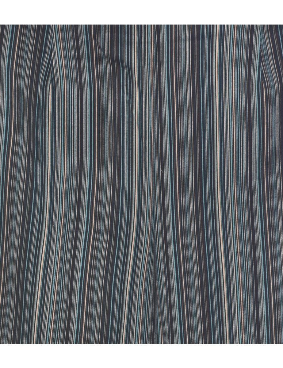 Striped Pattern Trousers - W33 L26