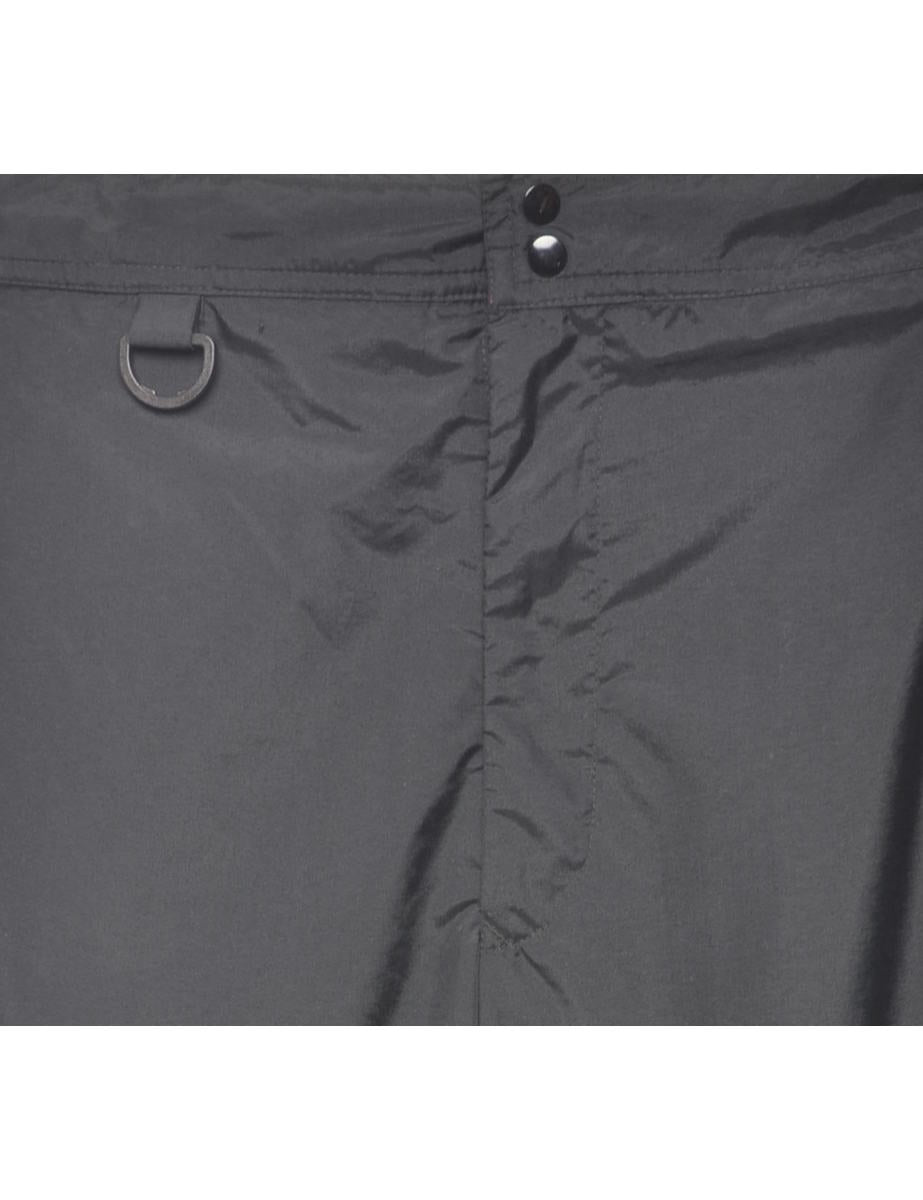 High Waist Black Ski Trousers - W28
