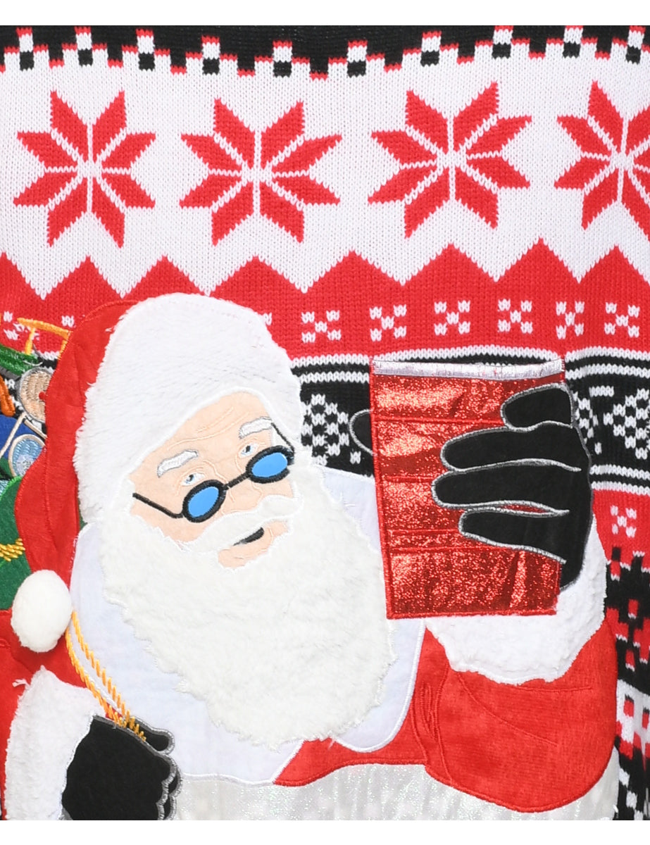 Santa Claus Christmas Jumper - XL