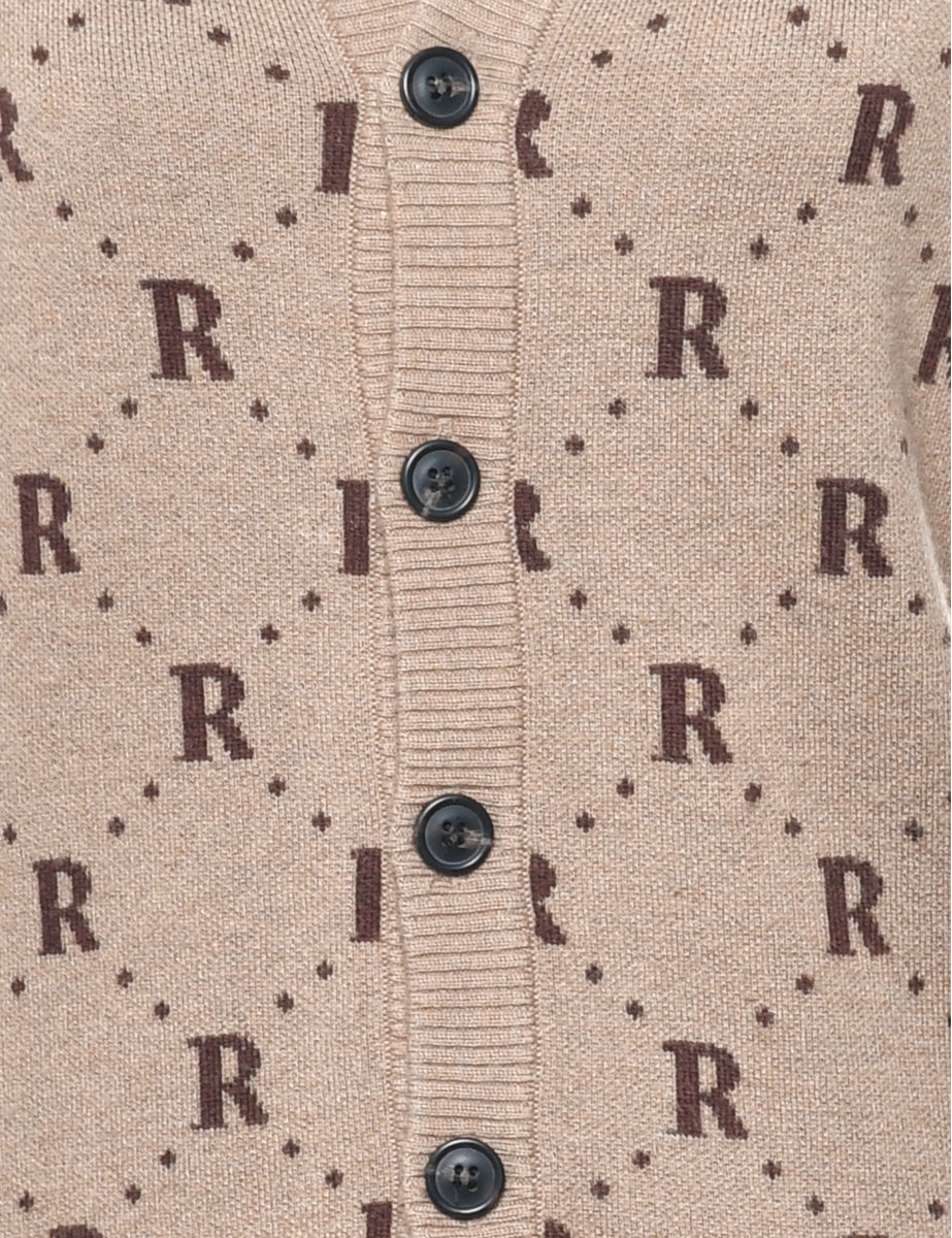 Patterned Cardigan - S