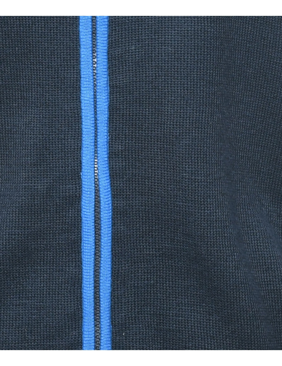 Zip Front Cardigan - L