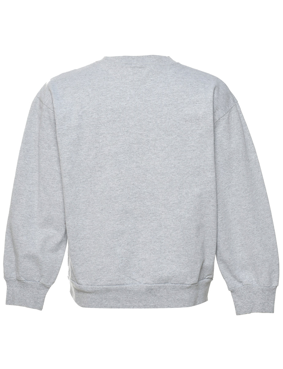 Festive Print Christmas Sweatshirt - L