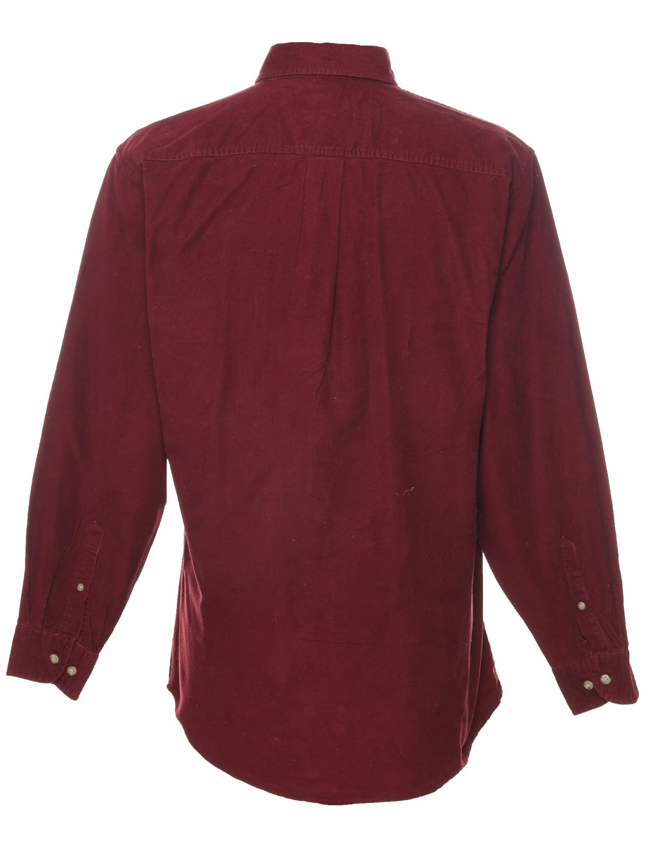 Corduroy Red Shirt - M