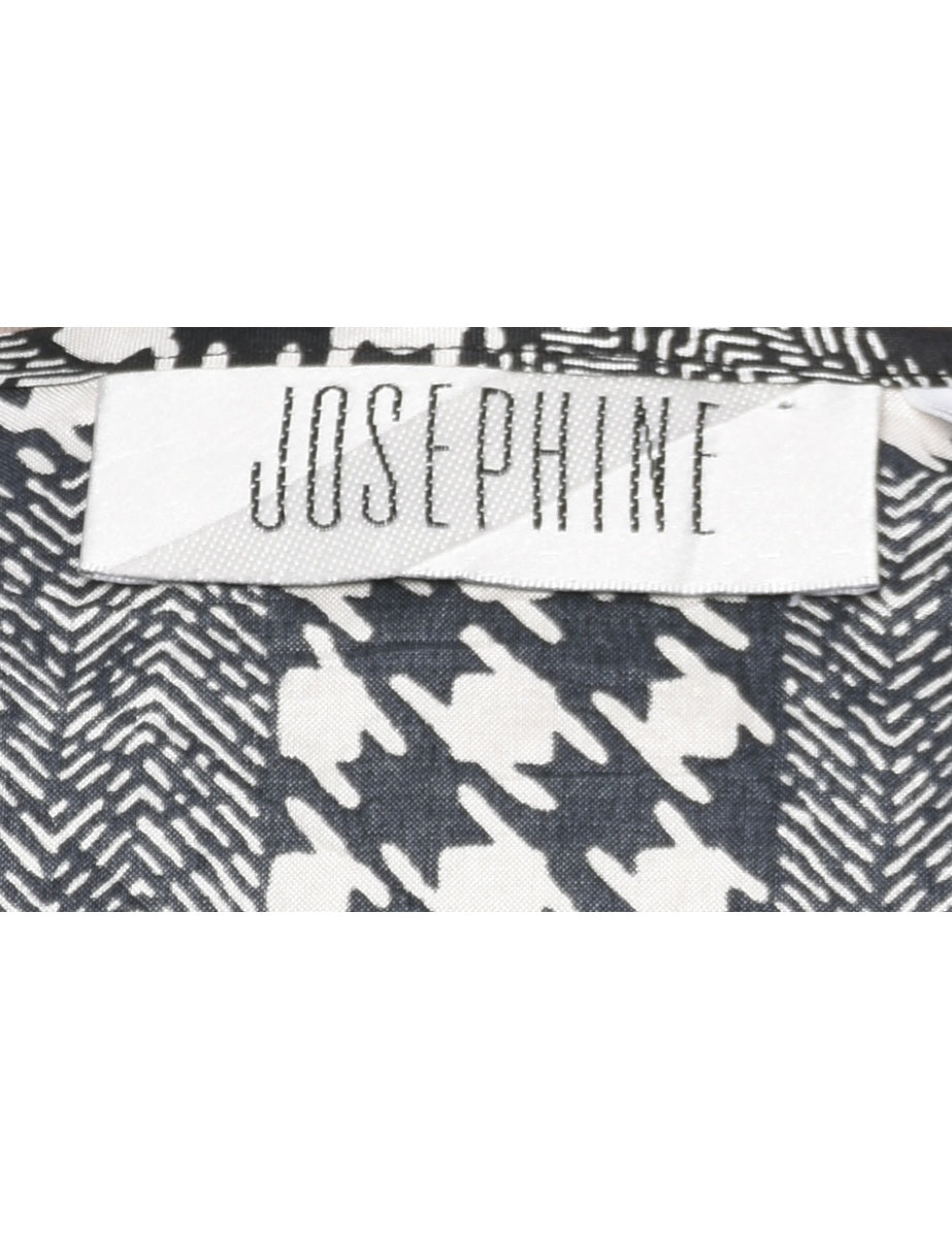 Long Sleeved Printed Top - M