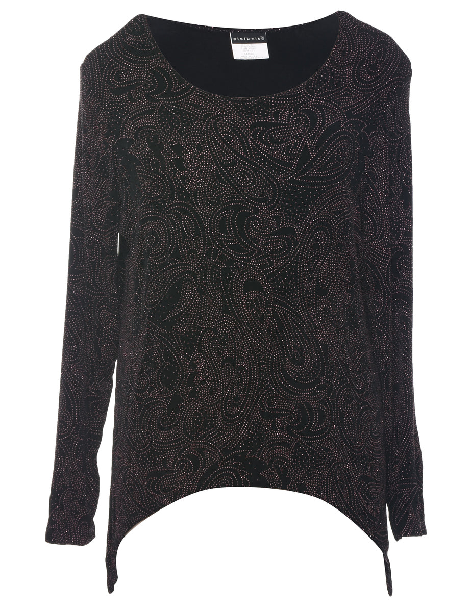 Paisley Evening Top - L