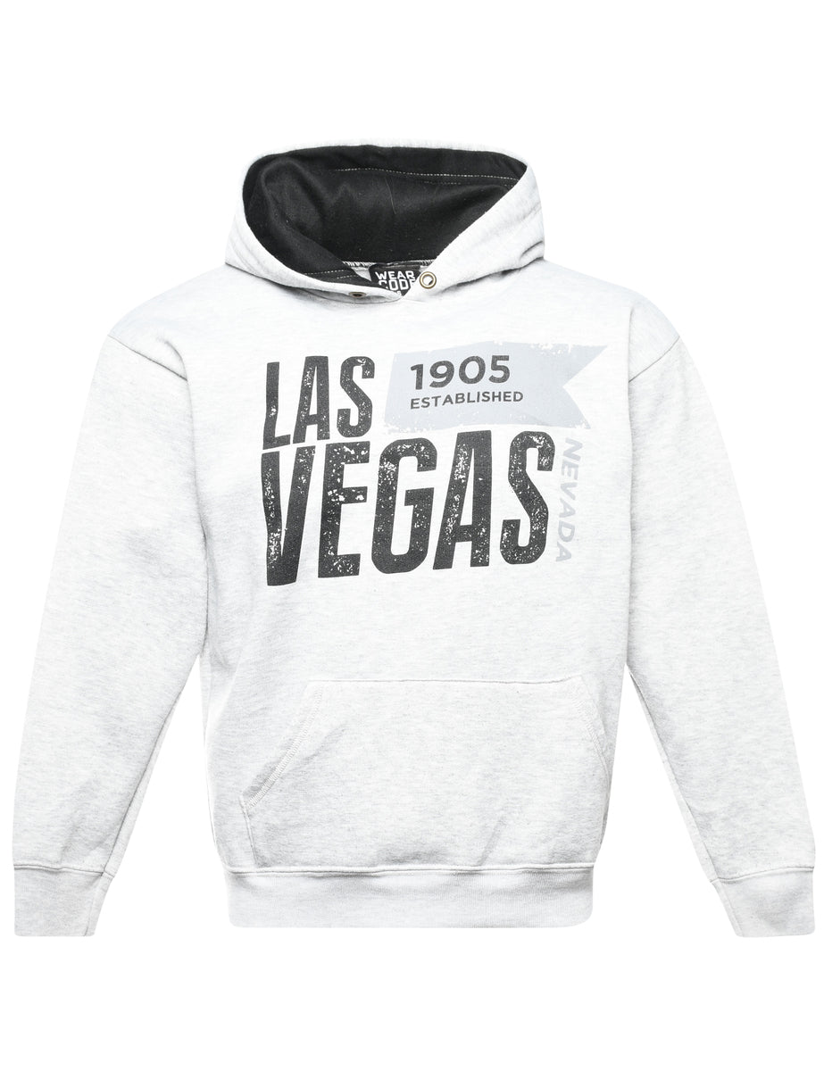 Las Vegas Printed Hoodie - S