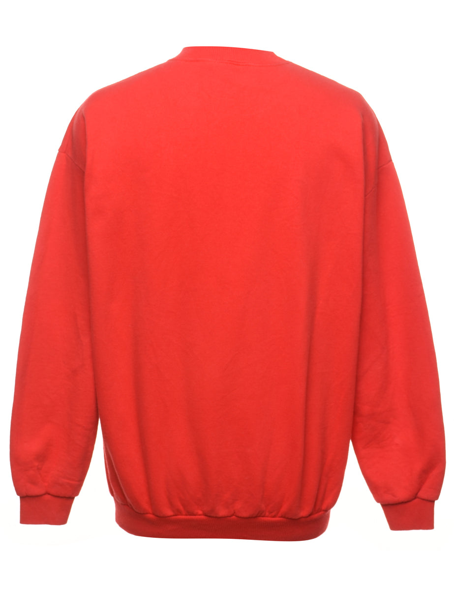 Snowman Christmas Sweatshirt - L