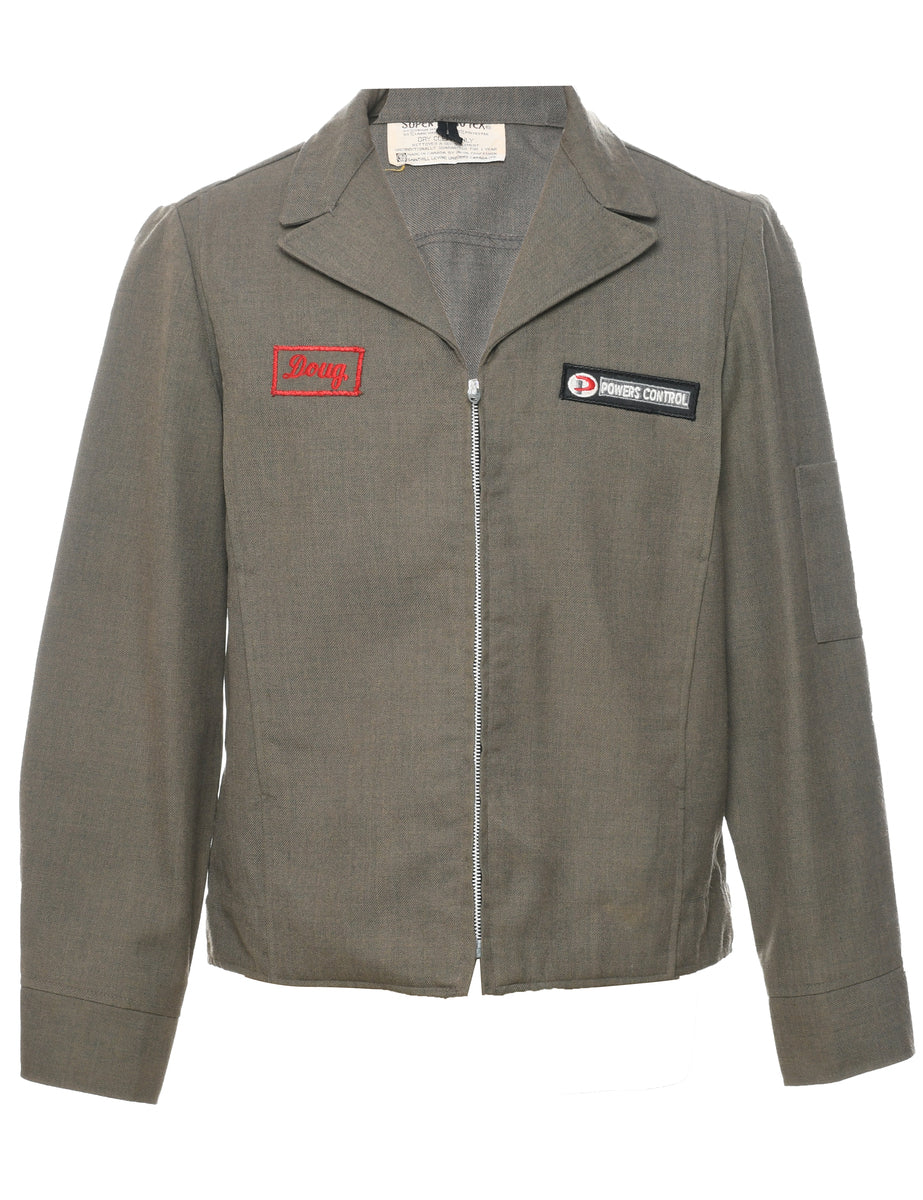 Olive Green Jacket - L