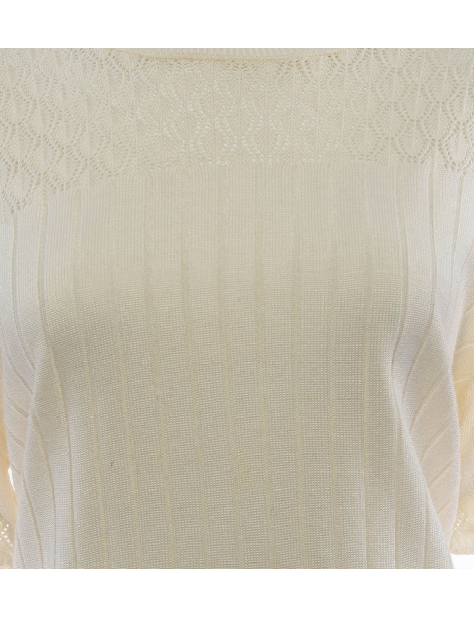 White Jumper - M