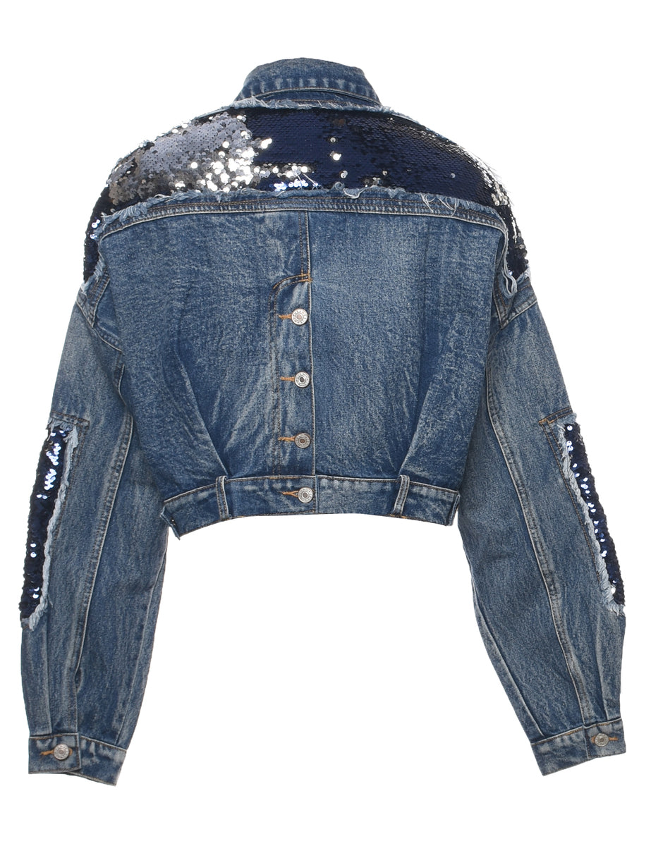 Dark Wash Denim Jacket - XL