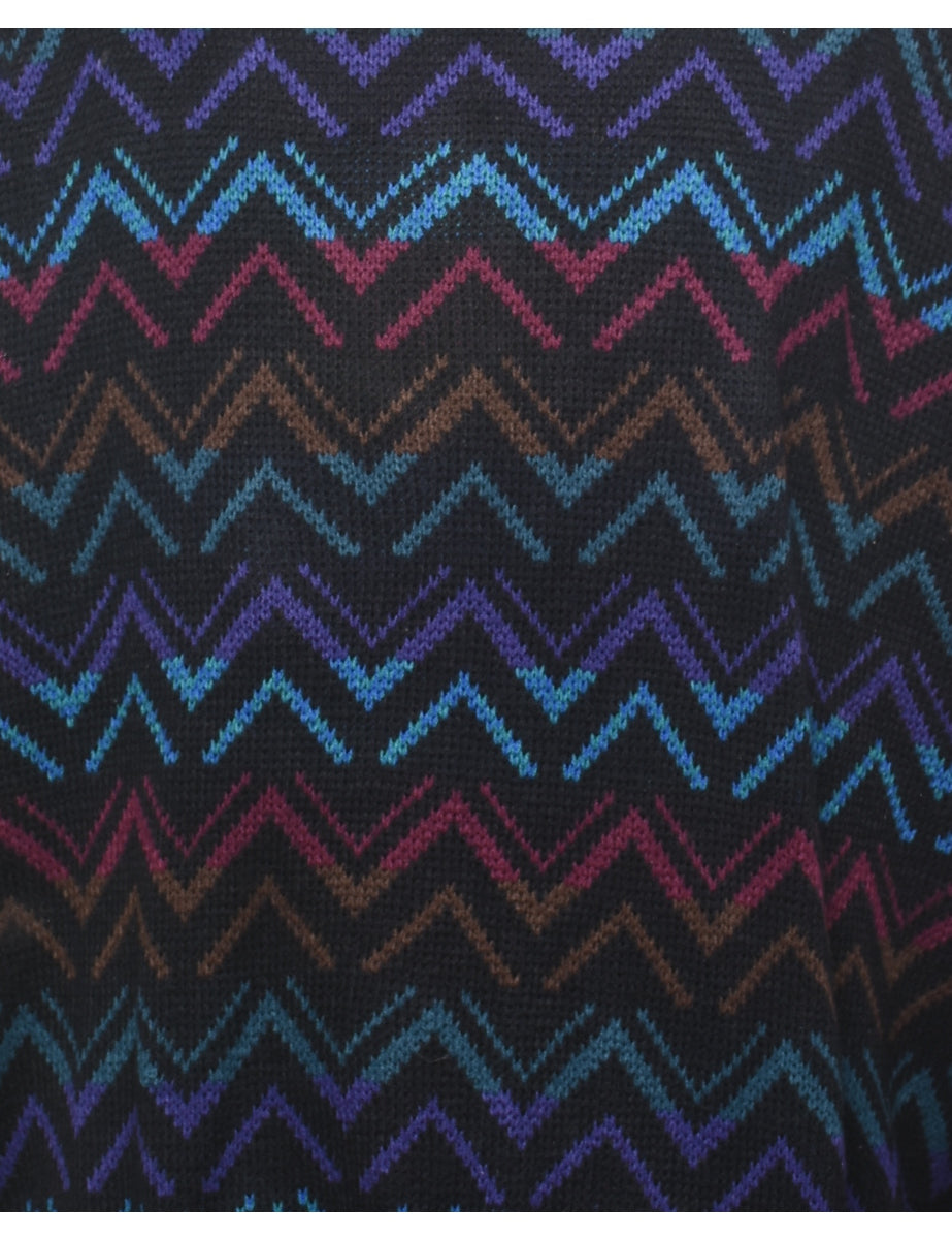 Herringbone Tweed Jumper - XL