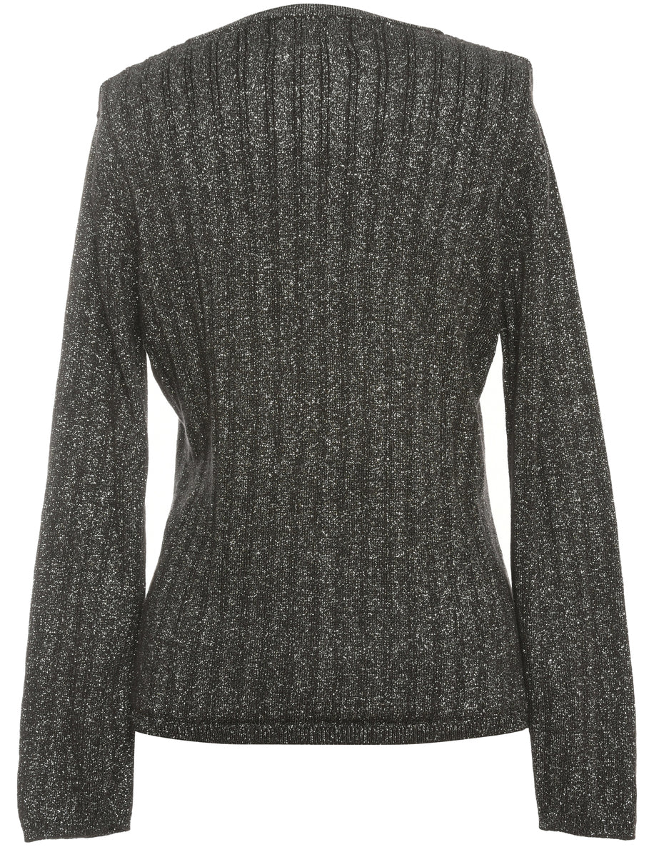 Lurex Cardigan - M