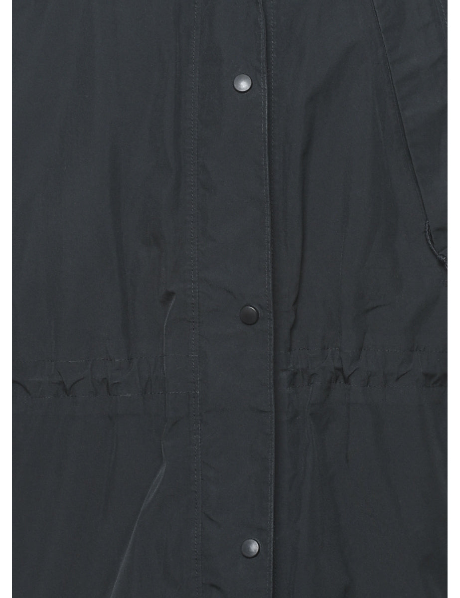 Hooded Black Mountaineering Jacket - M