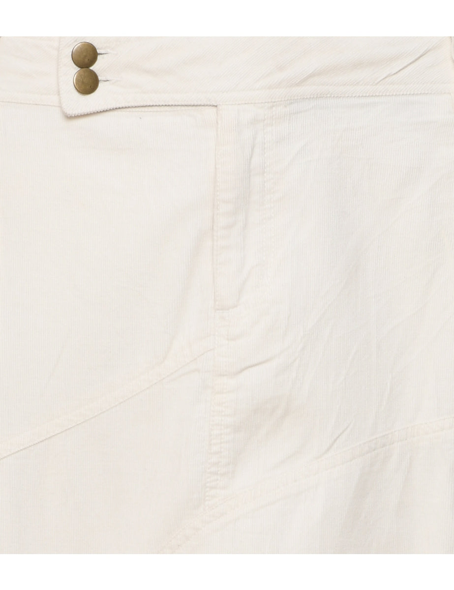 Corduroy Y2K Pencil Skirt - L