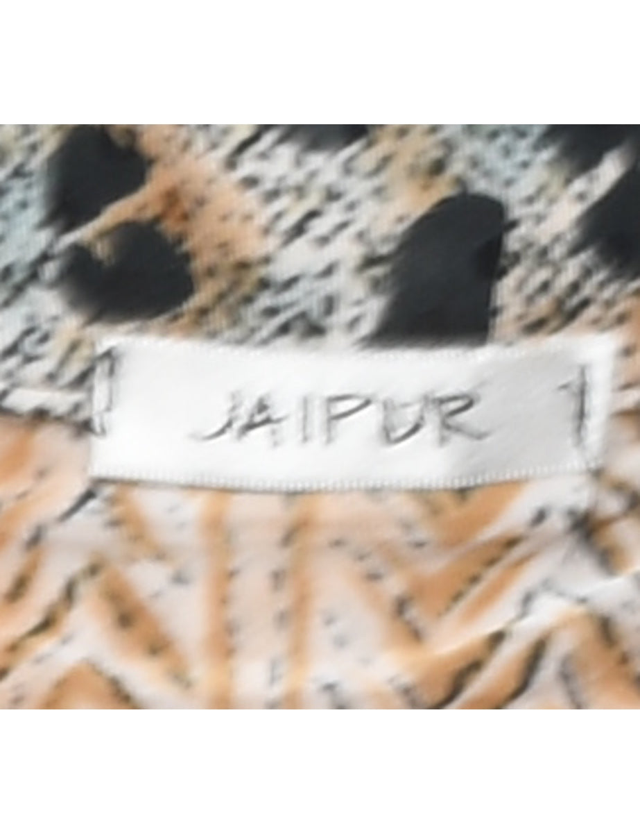 Leopard Print Blouse - M