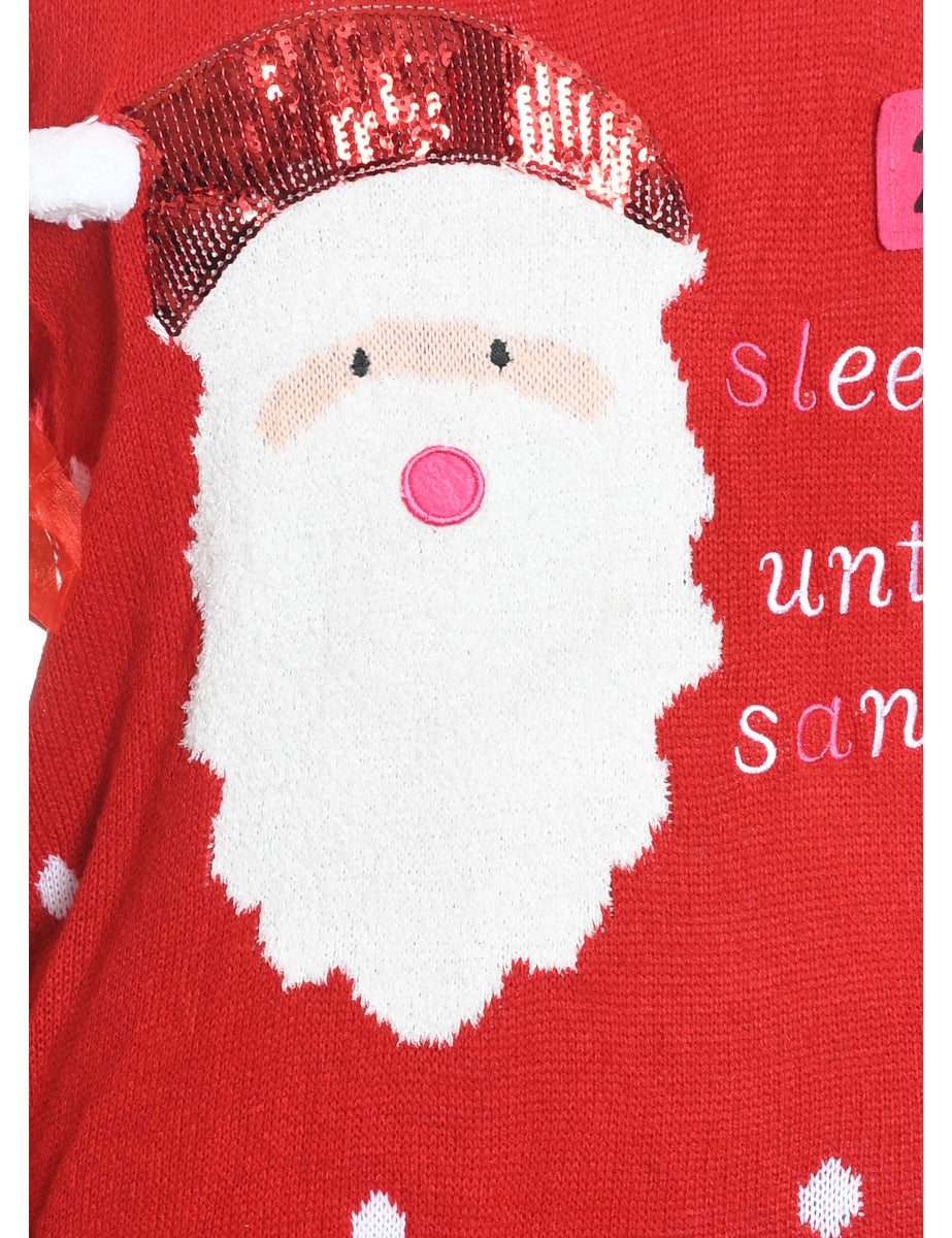 Santa Claus Christmas Jumper - M