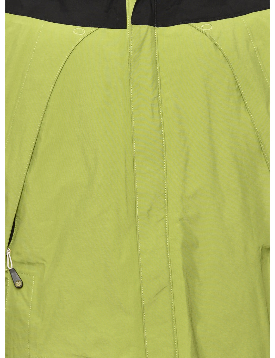 Green & Black Two-Tone Mountaineering Jacket - L