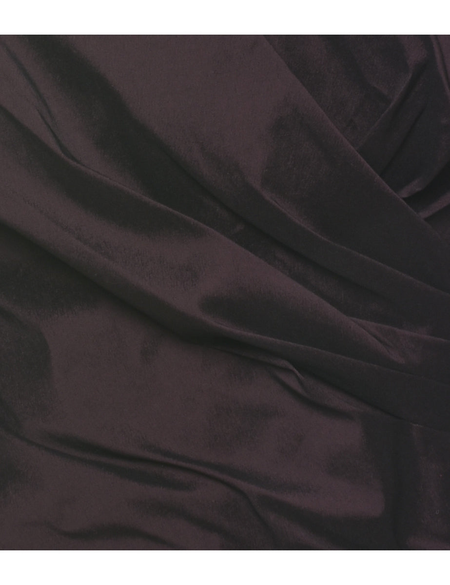Plum Evening Top - L