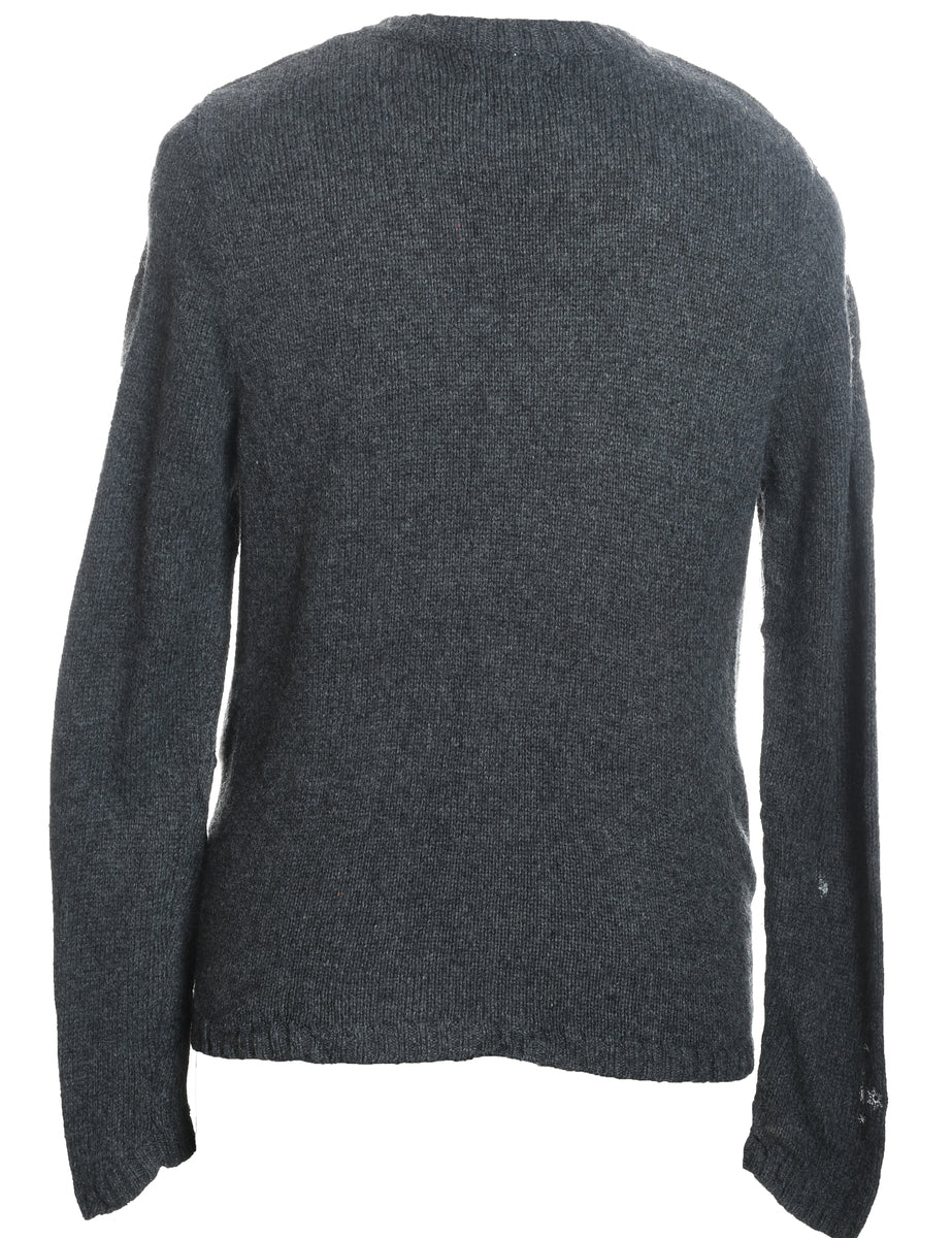 Snowman Christmas Cardigan - M