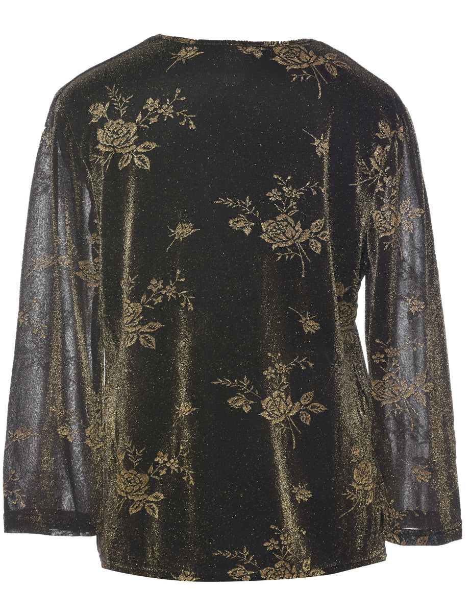 Lurex Evening Top - M