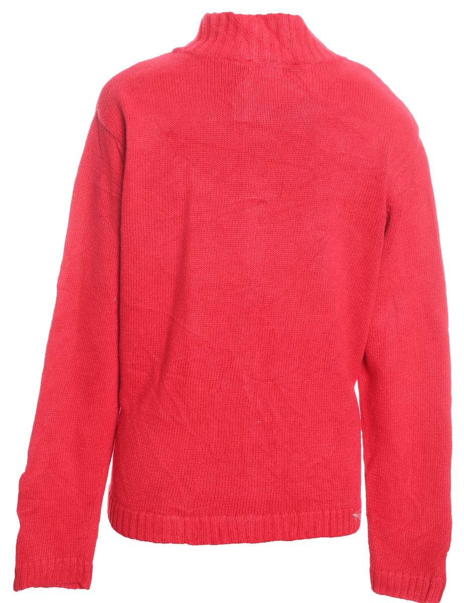 Snowman Christmas Cardigan - XL