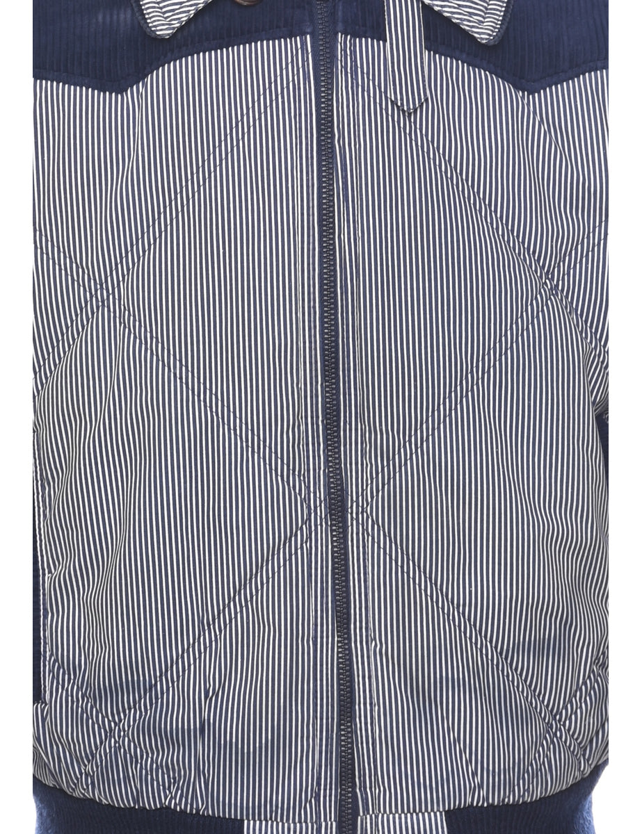 Striped Pattern Jacket - L