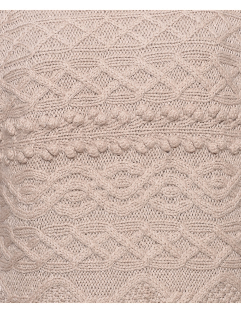 Cable Knit Jumper - S