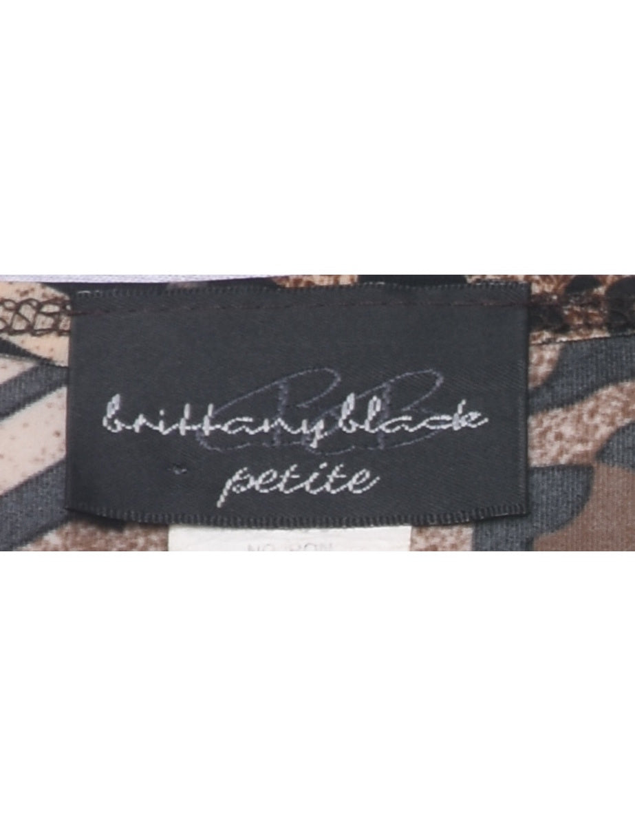 Leopard Print Top - M