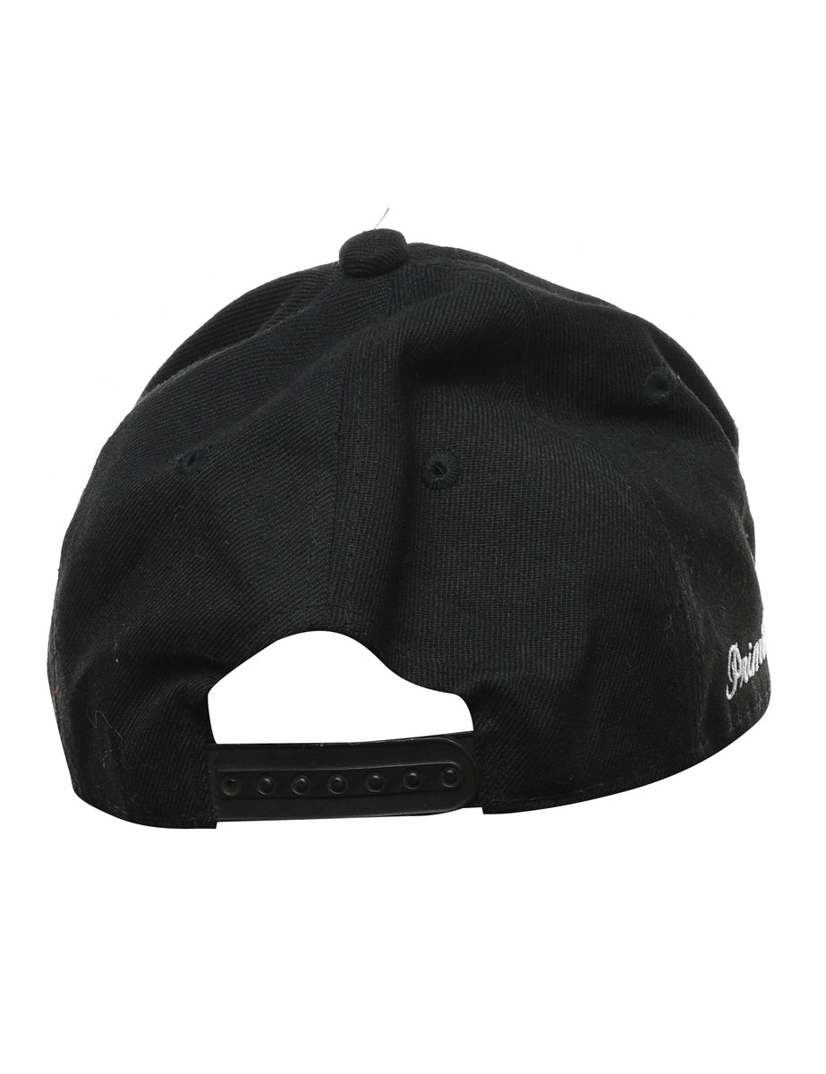 Black Embroidery P Cap - XS