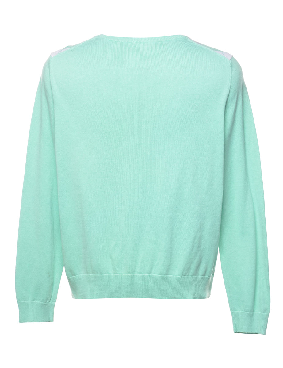 Izod Argyle Jumper - M