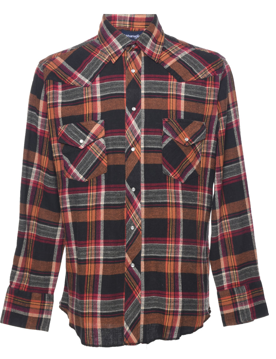 Wrangler Checked Shirt - L