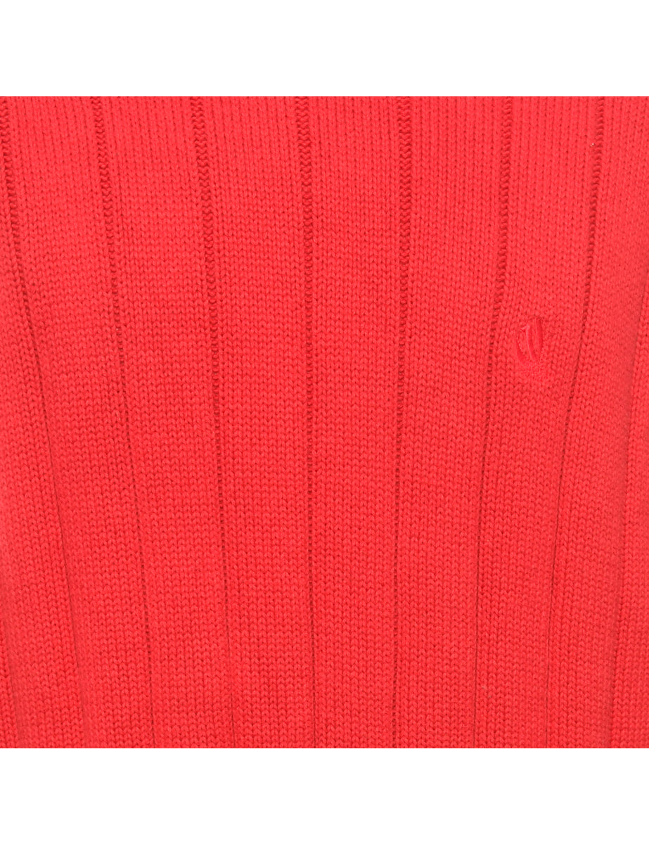 Red Nautica Striped Jumper - XL